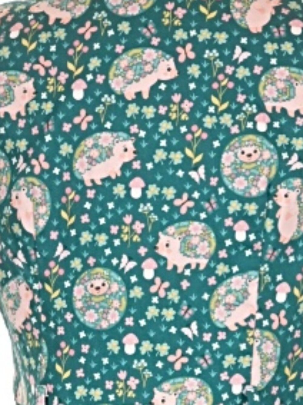 Eva Rose Modern Millie Hedgehog Shirtwaist Dress 1X Plus New Made in USA - Picture 5 of 5